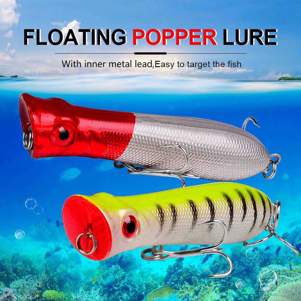 Umpan Pancing mancing popping popper 10,5 gram 8 cm impor brand proberos lure floating casting