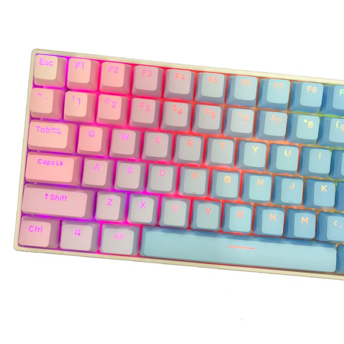 ALCHA KEYCAPS GRADIENT SUNSET BLUE PBT DOUBLE SHOT V.2