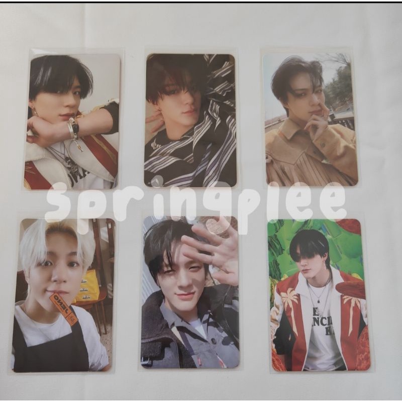 Photocard (pc) Jeno hotsauce crazy boring chilling arclip arsel