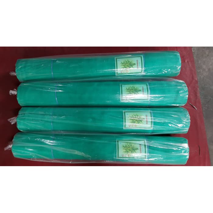 Kain Kasa Nyamuk Rol Per 50 Meter Insect Net Screen HDPE Hijau -Bamboo