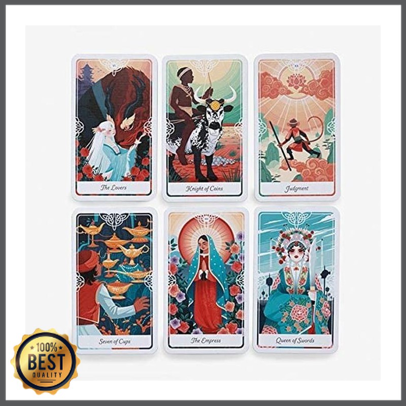 Desi Shop Tarot Card Deck Set Tarot Of The Divine Yoshi Yoshitani Sd 6812 12 Shopee Indonesia
