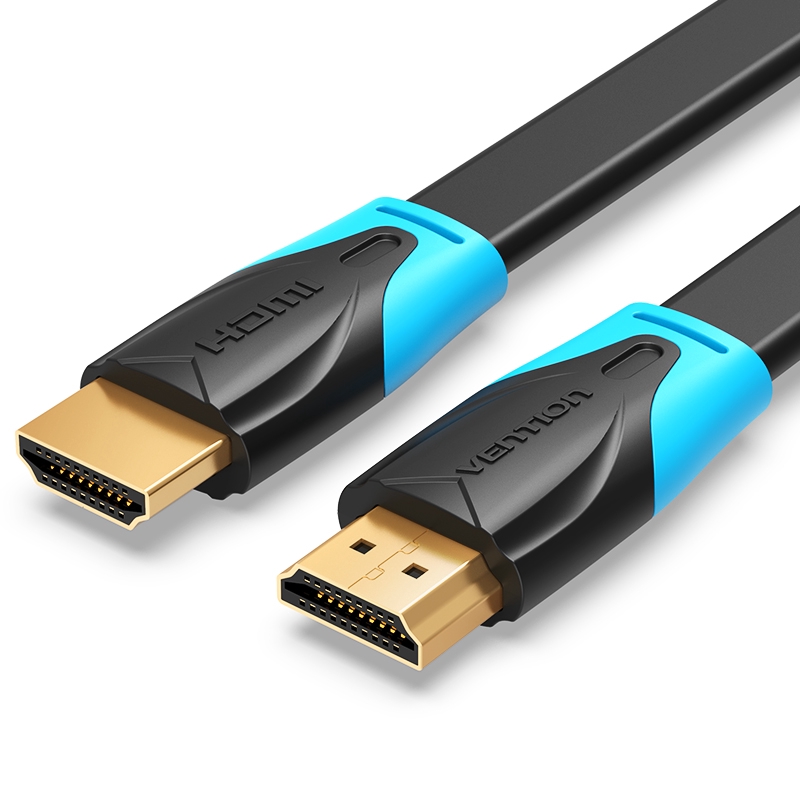 Vention HDMI Cable 4K(1080P)HDMI flat video cable gold-plated for TV LCD monitor projector