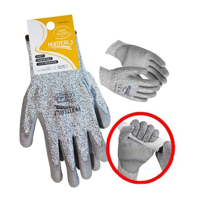 Guntero HT-1709 Sarung Tangan Anti Pisau Hand Gloves Cut Resistant