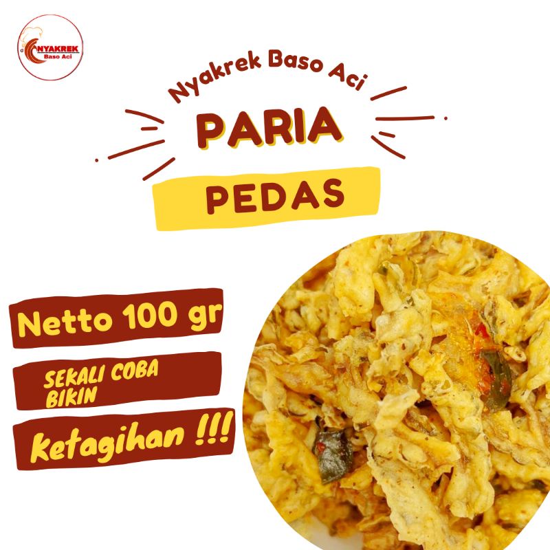 

Keripik Paria Pedas 100gr Kripik Paria Daun Jeruk