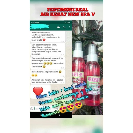 Air KESAT spa v adalah SOLUSI MASALAH KEWANITAAN MU HARGA GAK NGURAS KANTONG HASIL SANGAT NYATA