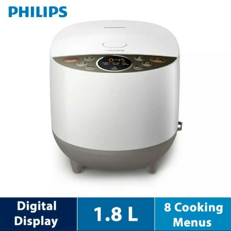 Philips HD4515 Rice Cooker Digital 1.8L Fuzzy Logic PHILIPS HD4515/33