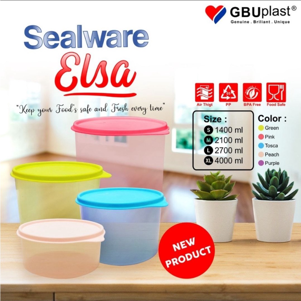 SEALWARE ELSA UKURAN LARGE 2700 ML [GERAI]