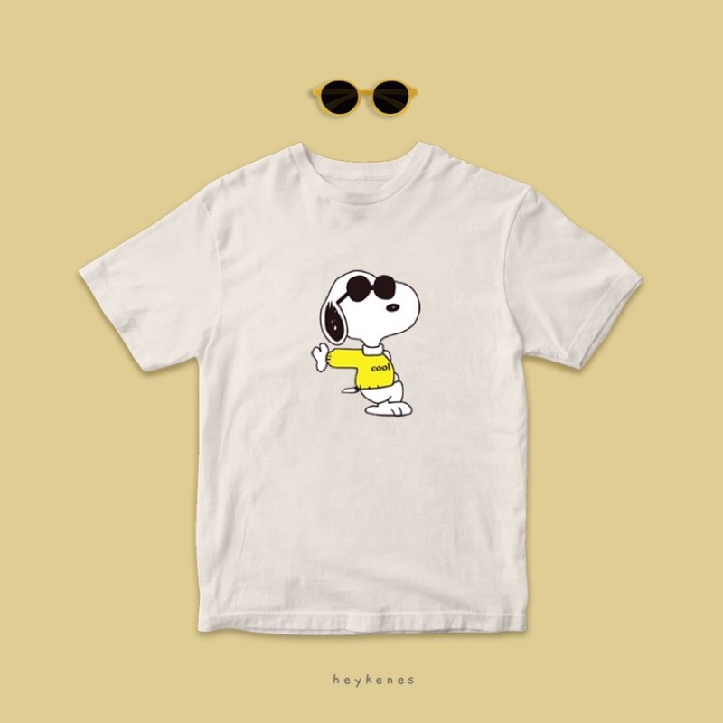 Heykenes Kaos Anak Snoopy Cotton 30s