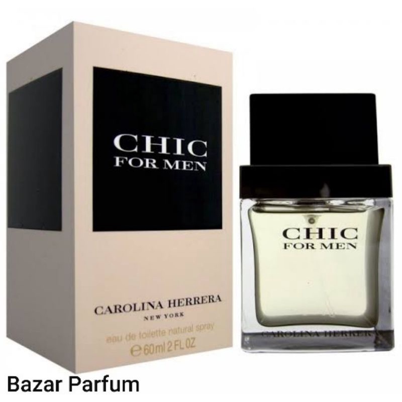 Parfum Pria Original Chic For Men Carolina Herrera 60ml