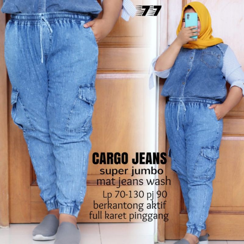 CARGO JEANS SUPER JUMBO