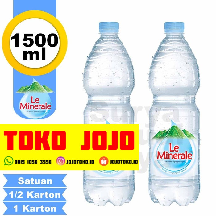 

Air Mineral Le Mineral Botol 1500ml [GROSIR] - grab/gojek