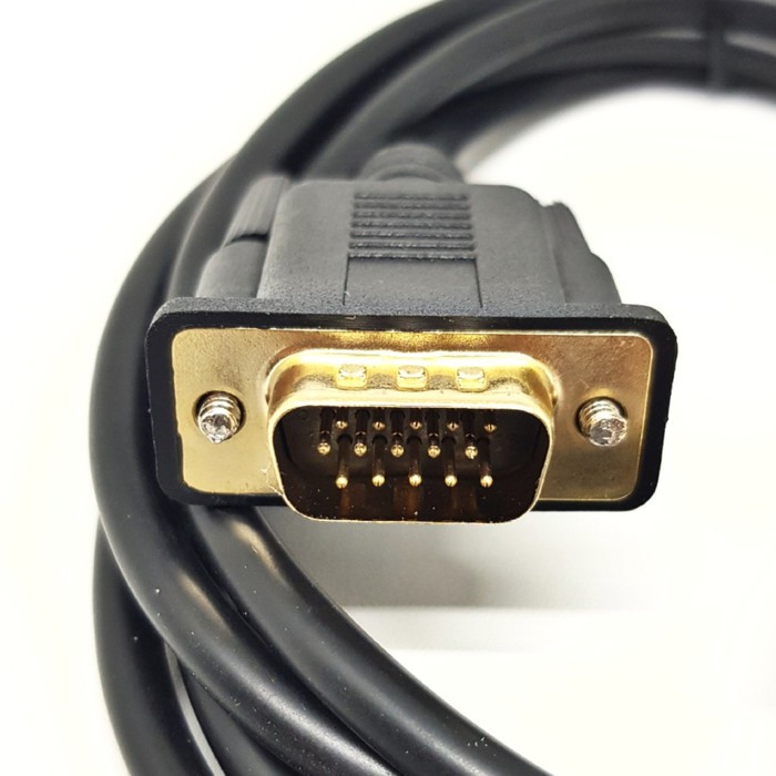 Kabel Display Port To VGA 1.8M - Displayport Male To VGA Male 1.8M