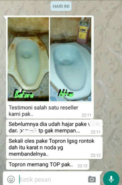 [free bubble] TOPRON CLEAN POWER/ PEMBERSIH SERBAGUNA/ PEMBERSIH KERAMIK DAN PORCELAIN/ PEMBERSIH SERBAGUNA