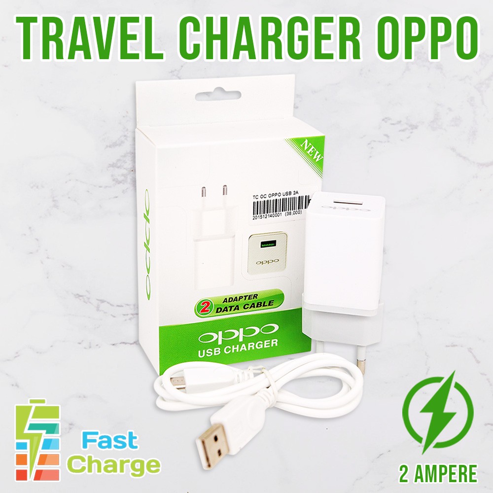 CHARGER OPPO F5 F7 F1 PLUS  A7 A8 3 A3S A37 FAST CHARGING TRAVEL CHARGER OPPO USB 2A