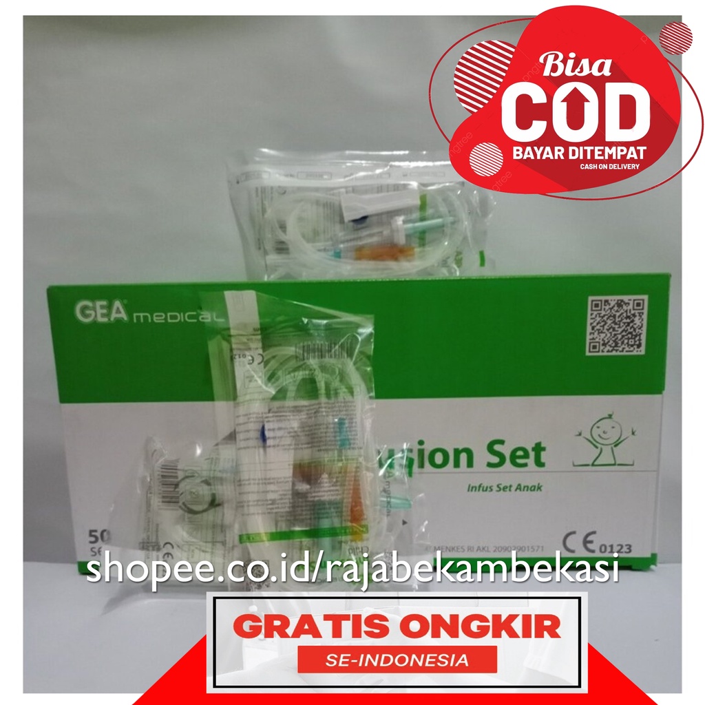 Eceran Satuan - Infuset GEA Anak / Infusion set anak Gea