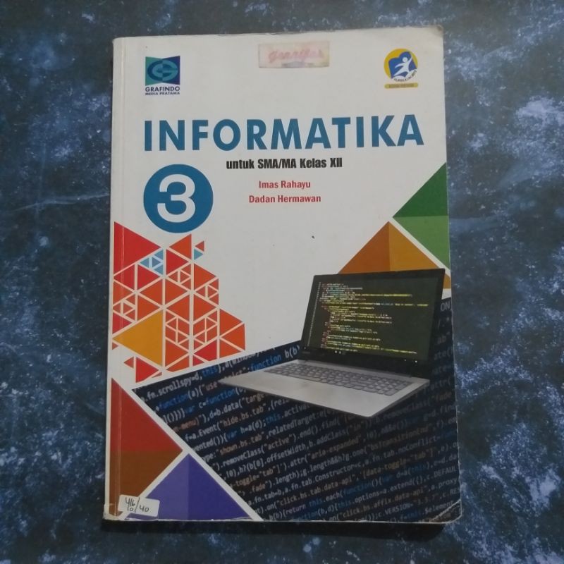 BUKU BEKAS INFORMATIKA KELAS 2 &3 SMA GRAFINDO
