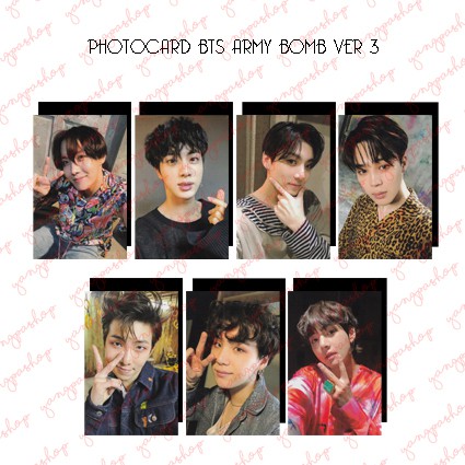 [READY / SET] SET ARMYBOMB ARMY BOMB BTSN PHOTOCARD FAN MADE UNOFFICIAL YANGPASHOP JUNGKOOK V TAEHYU