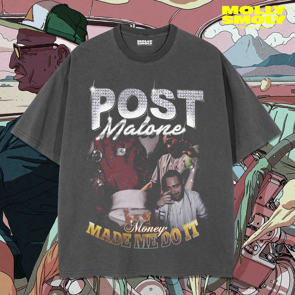 KAOS OVERSIZE POST MALONE VINTAGE TEE | KAOS OVERSIZE | POST MALONE