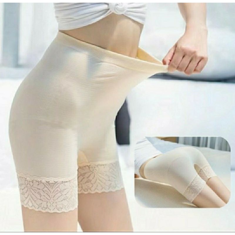 BODY FIT SHAPER SLIMMING PANTS CELANA KORSET PENGECIL PERUT DAN PAHA