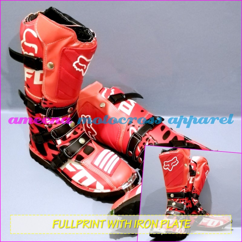 Sepatu Cross Fullprint Besi - Sepatu Trail Motocross - Sepatu MX Adventure - 010