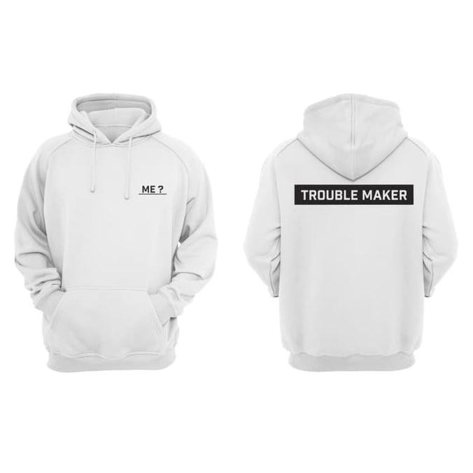 Jaket/Sweater/Hoodie Tumblr Troublemaker Deevagrosir.Olshop