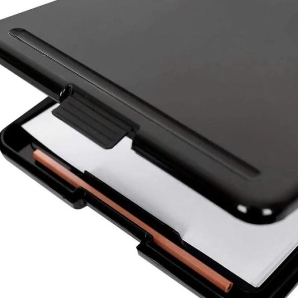 

TRIPLE W 2 IN 1 CLIPBOARD + STORAGE ALAS PAPAN UJIAN JALAN TULIS CLIP
