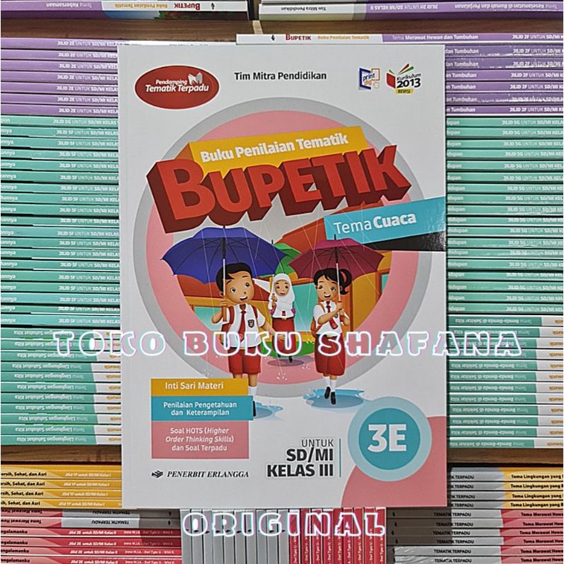 PAKET BUKU BUPETIK 3E 3F 3G 3H KELAS 3 SD ERLANGGA K13 REVISI SEMESTER 2