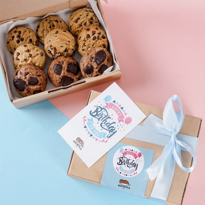 

Bf31Gf Kolacica Special Box Birthday Edition Soft Baked Cookie - Biru 9Pc, Lite Gdf601