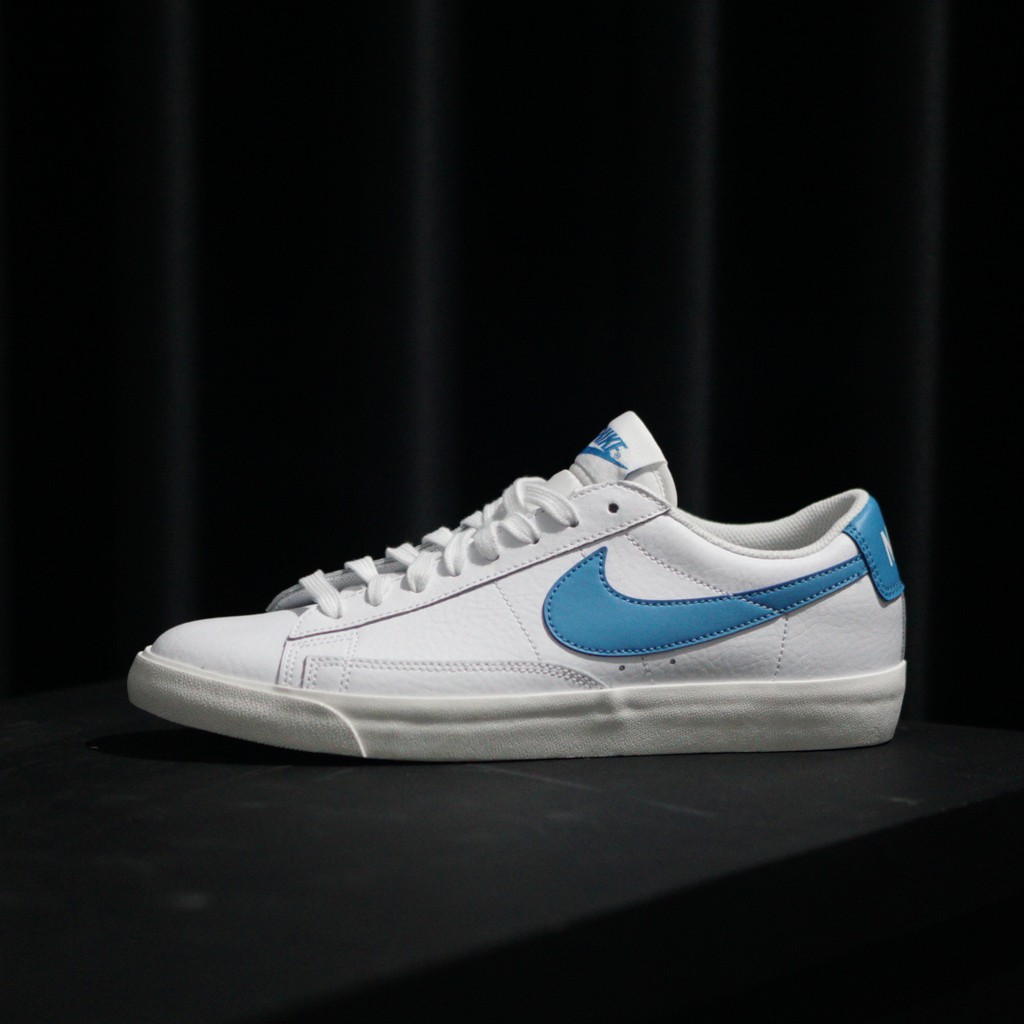 NIKE BLAZER LOW WHITE BLUE