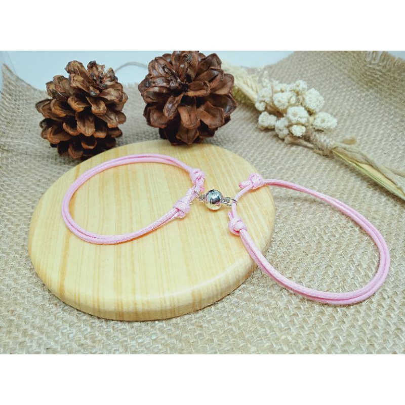 gelang couple magnet warna 1 pasang (2 gelang).