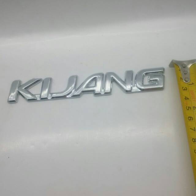 Emblem/ stiker/ tulisan KIJANG chrome. Kijang kapsul samping. 7K