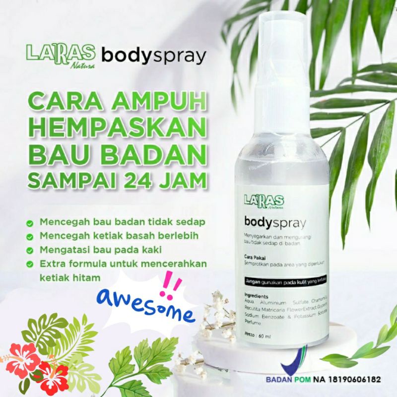 [Ready] 1 Karton isi 10 pcs Deodorant Bodyspray penghilang bau badan dan ketiak