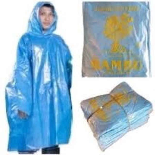 JAS HUJAN PLASTIK MODEL PONCO PONCHO