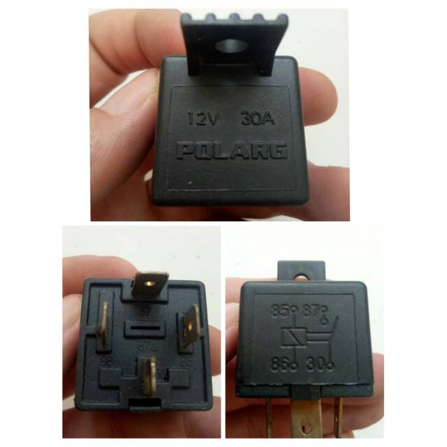 Relay Kaki 4 12V 30A