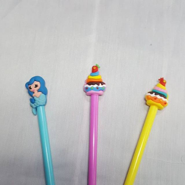 

Pulpen gel mermaid /kue lucu