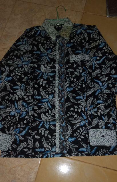 Size M L Xl Xxl Xxxl Bswart Batik Hrb026 Kenongo Hem Pendek Padi Pekalongan M L Xl Batik Pria Murahl