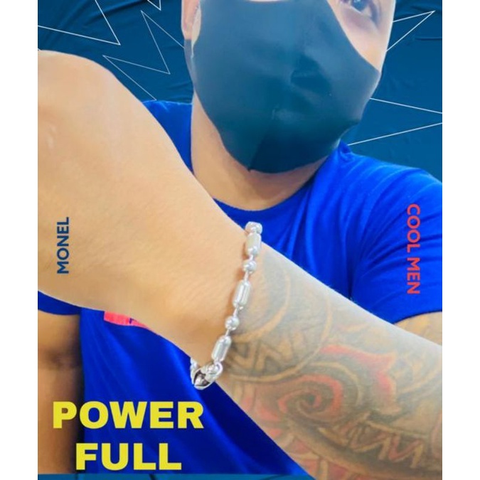 gelang cowok monel anti luntur anti karat