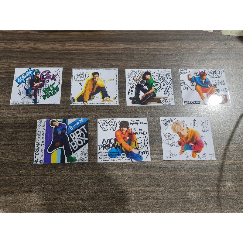 Stiker NCT  DREAM Beatbox Sticker Set 7 pcs