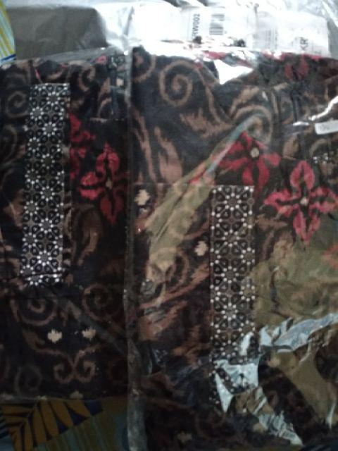 Bisa Cod Gamis Batik Kombinasi Terbaru/ Gamis Batik Standar / Baju Muslimah Wanita