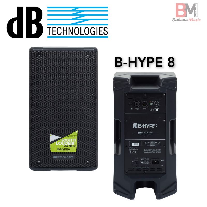 DB TECHNOLOGIES B-HYPE 8 AKTIF SPEAKER SEPASANG