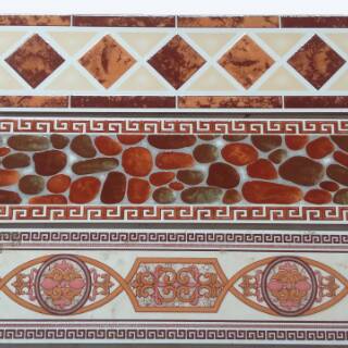 Lis Keramik  motif cantik ukuran 10 cm x 40 cm Shopee 