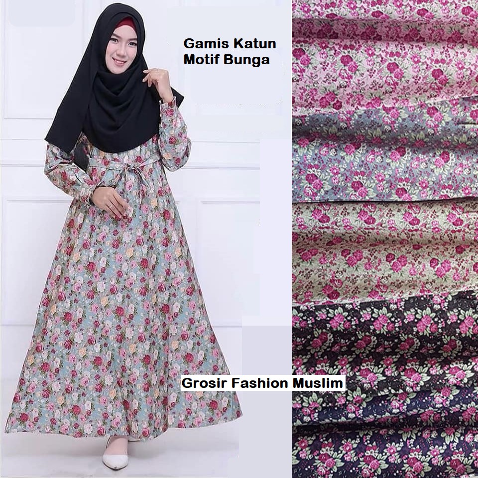 GAMIS KATUN SYARI BUSUI SLETING JEPANG MOTIF MONALISA RASTI ETNIK KOTAK BANGKOK