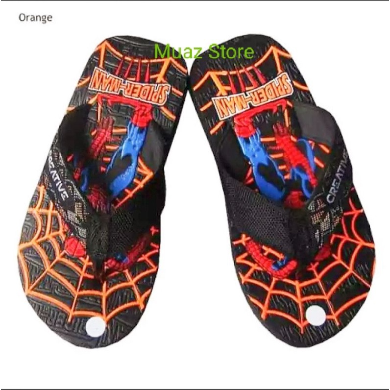 Sendal Karakter Anak Spiderman CREATIVE Harga Grosir