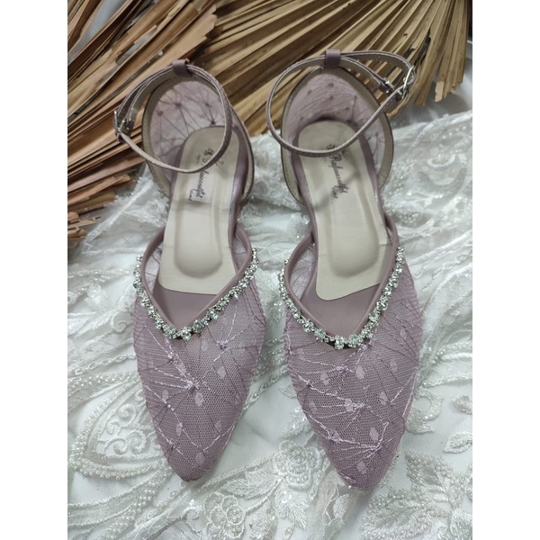 flatshoes Rafaizoutfit azwina mauve 1cm