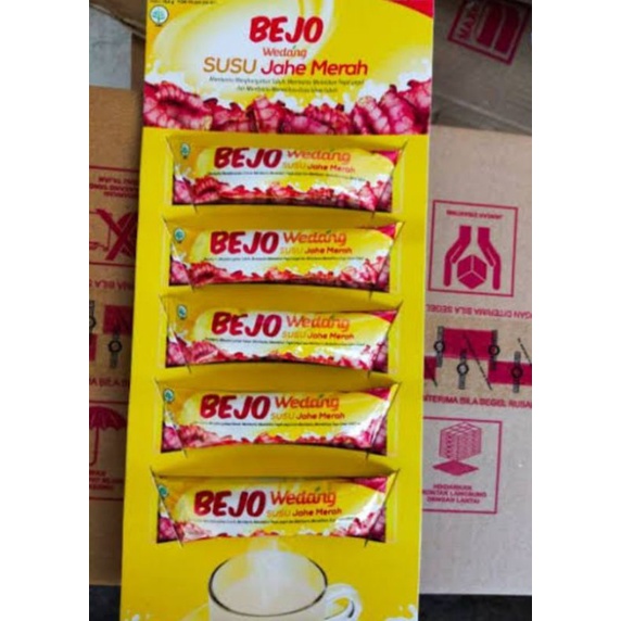 BEJO SUSU JAHE MERAH 5 PCS