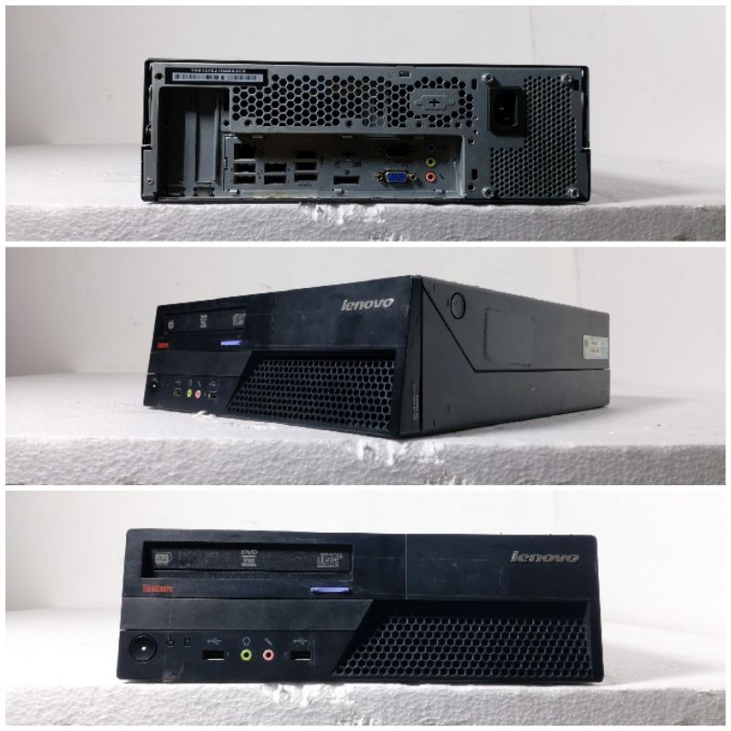 Pc Lenovo M58p DesktopCore 2Duo Ram 2Gb Ddr3 Hdd 160Gb