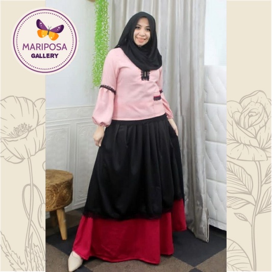 DEURA Busana Muslim Terbaru / Dress Deura / Gamis Deura Original / Setelan Gamis Deura 259 Original
