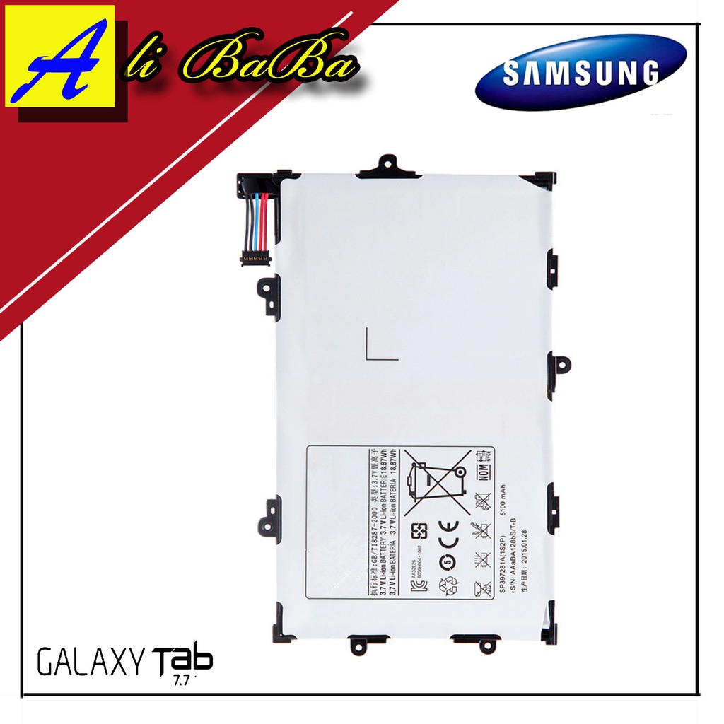 Baterai Tablet Samsung Galaxy Tab 7.7 Inch P6800 Batre Tab Battery Samsung Galaxy Original SEIN