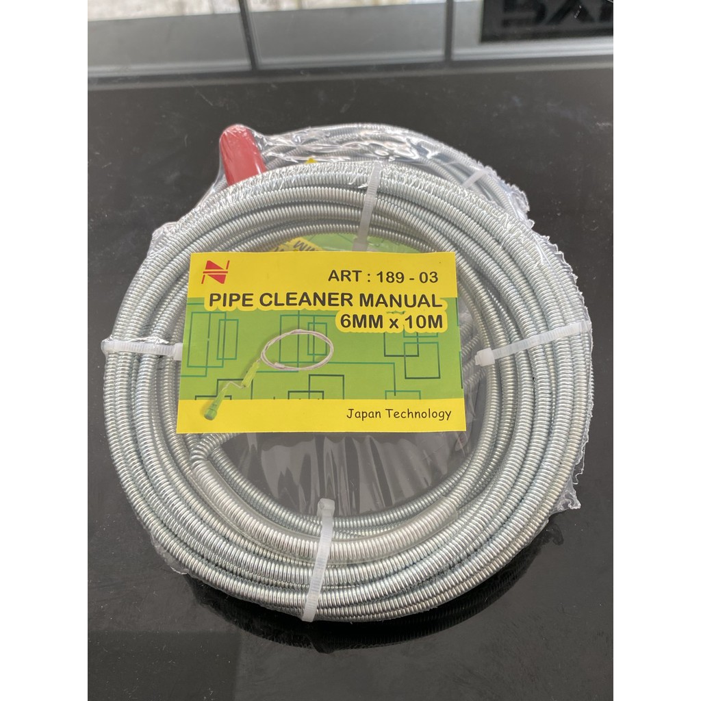 PIPE CLEANER 10 M /ALAT PEMBERSIH PIPA TERSUMBAT MANUAL