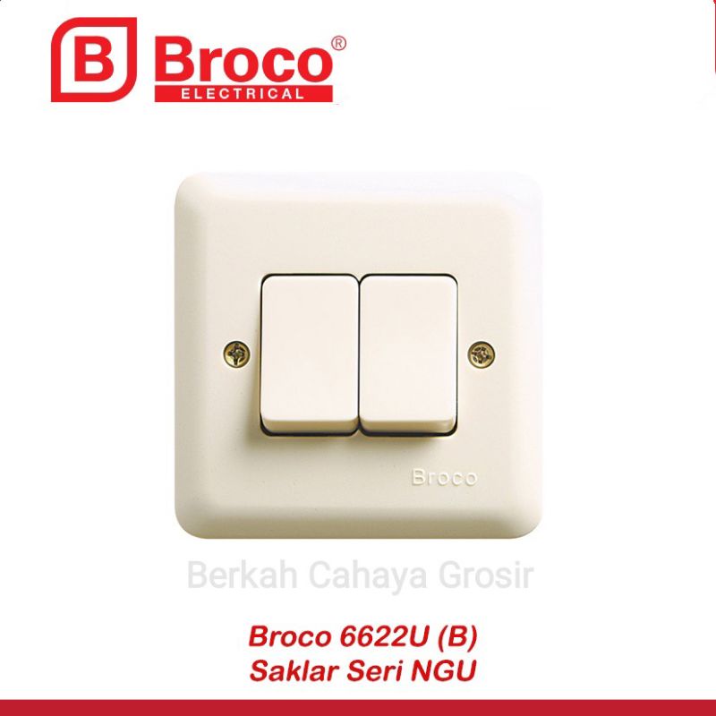 Saklar BROCO / Saklar Ganda BROCO / Saklar Seri BROCO / Saklar Double BROCO New Gee